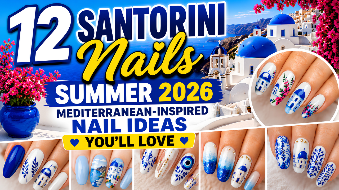 Santorini Nails Summer