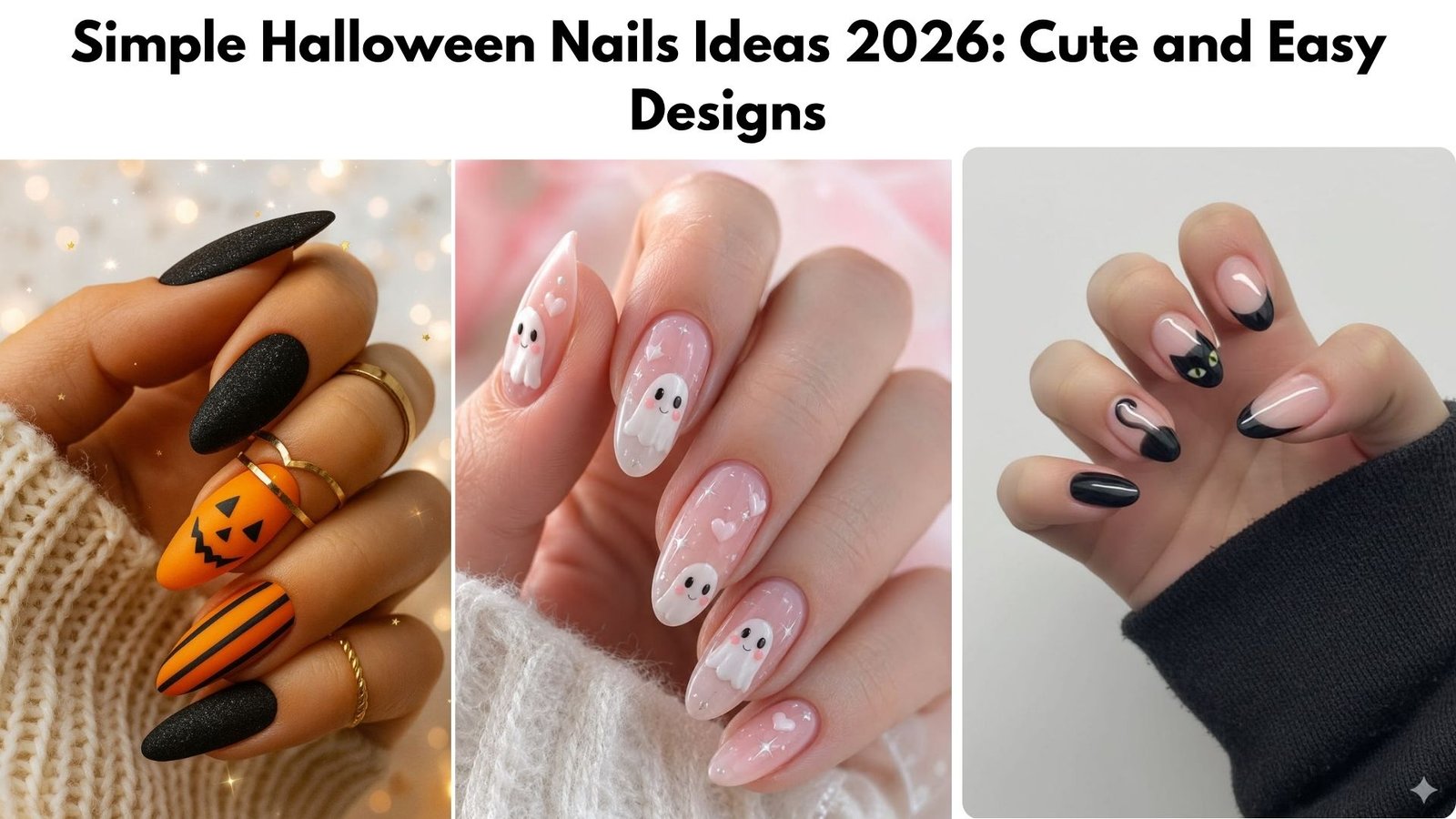 Simple Halloween Nails Ideas 2026