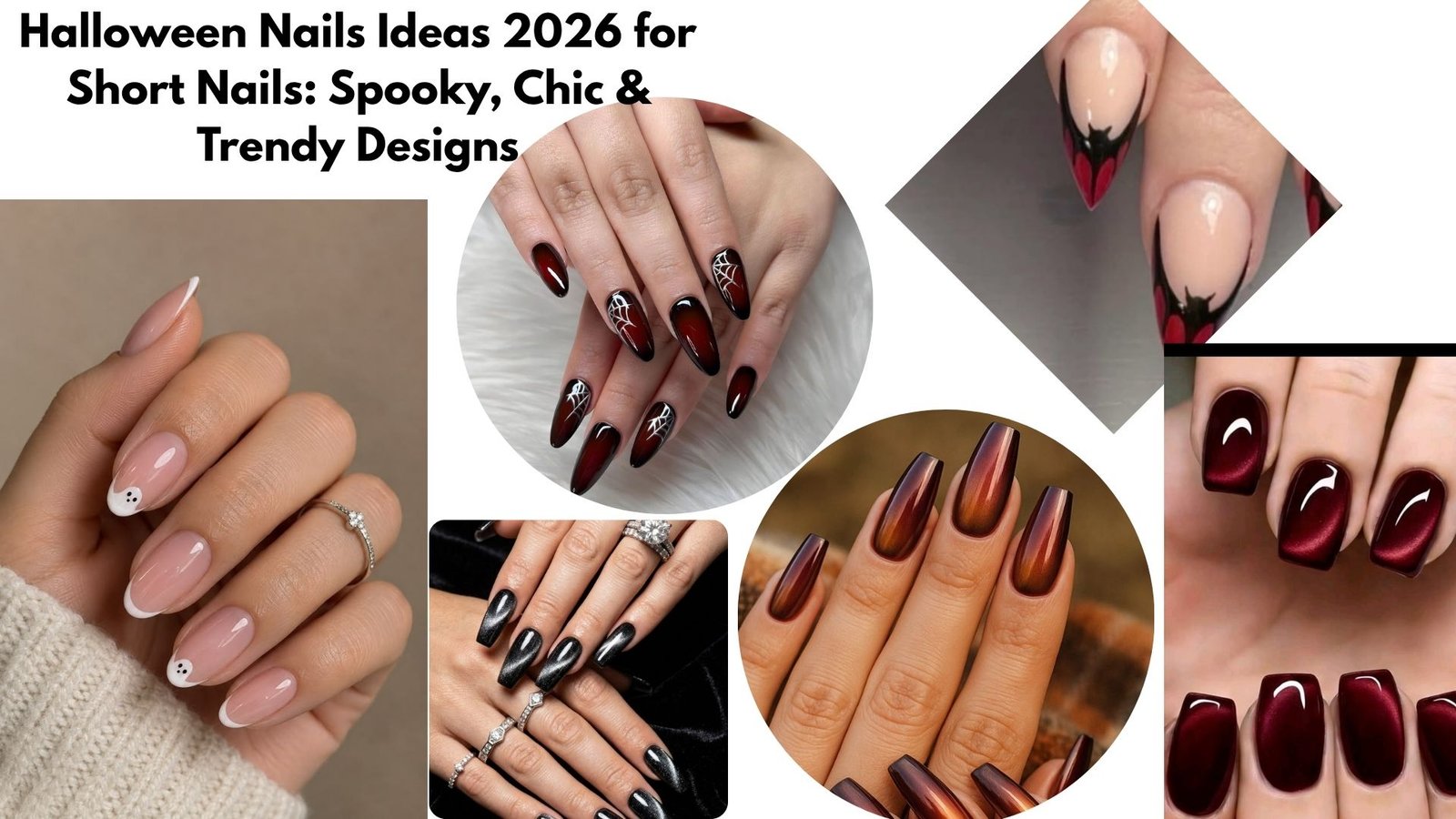 Halloween Nails Ideas 2026 for Short Nails: