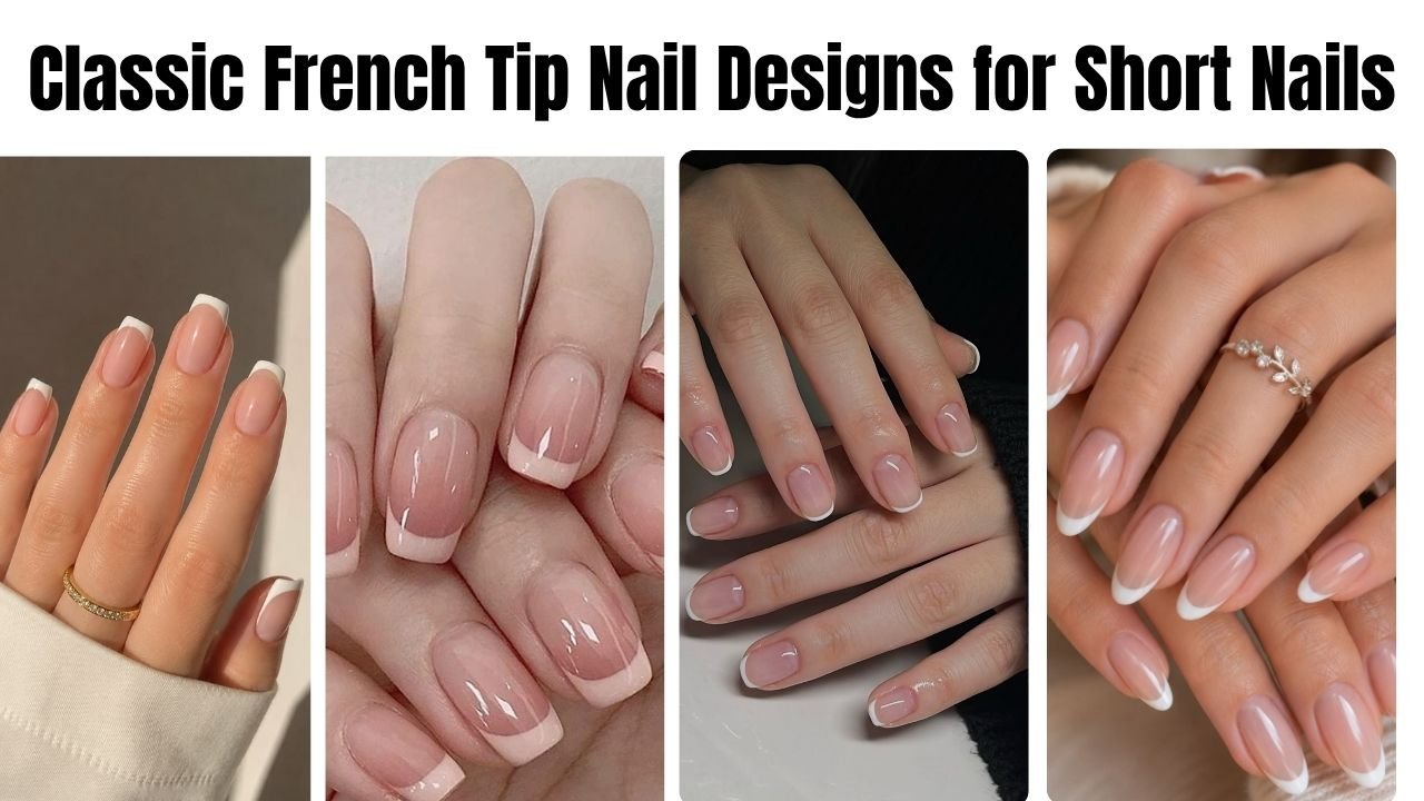 Classic French Tip Nail Designs for Short Nails