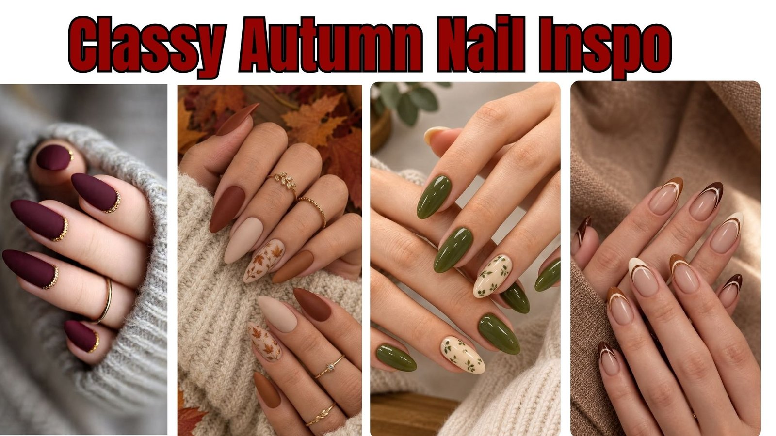 Classy Autumn Nail Inspo